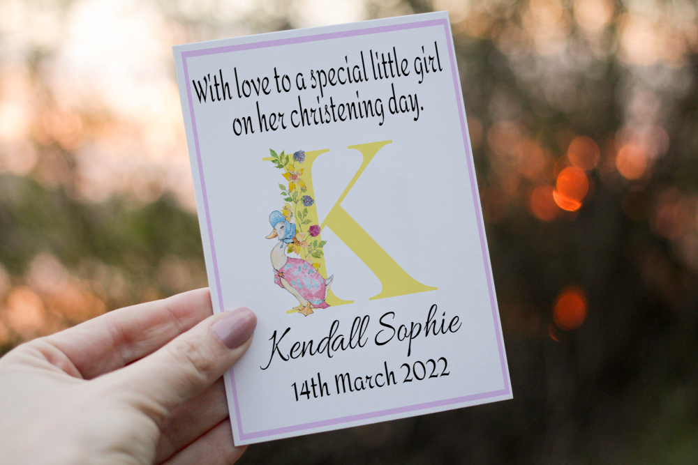 Girl Christening Day Card, Congratulations for Christening Day - Click Image to Close